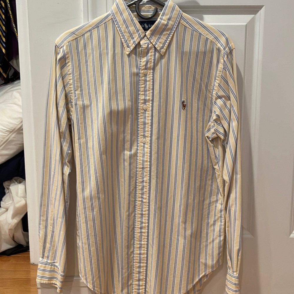 Ralph Lauren mens button down classic fit denim feel hardly worn